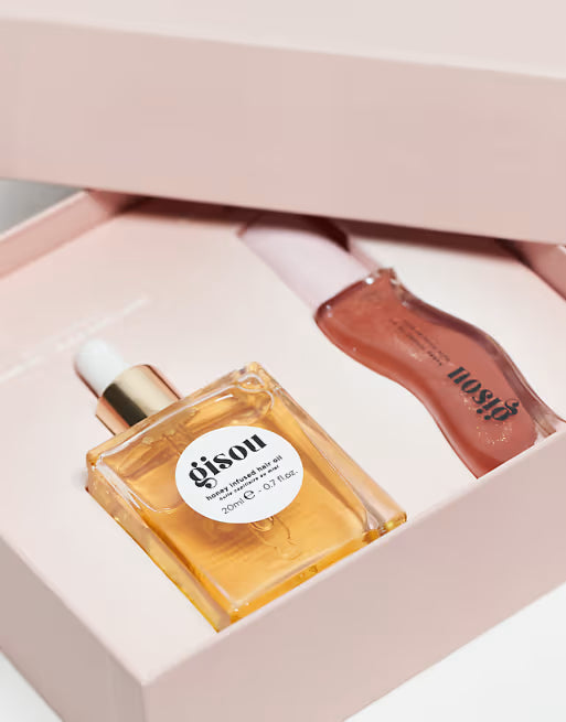 GISOU Gisou | Glossy & Glazed Hair & Lip Oil Gift Set
