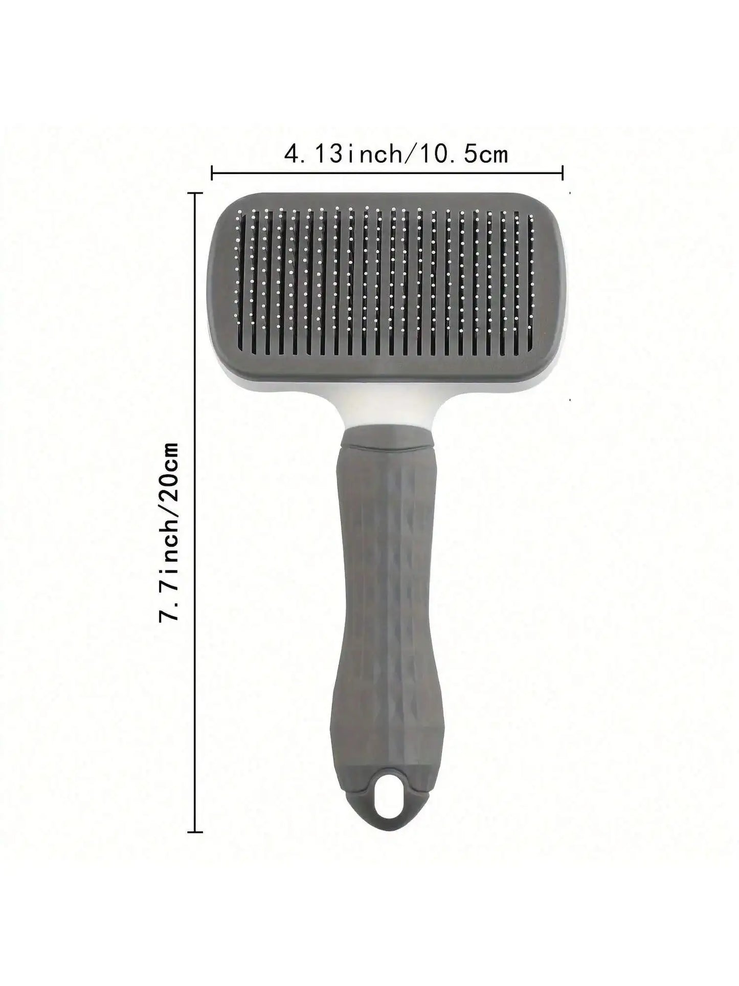 Cepillo desenredante universal para mascotas, masajea nudos y alfombrillas. 19cm, para cabello largo/corto, calmante