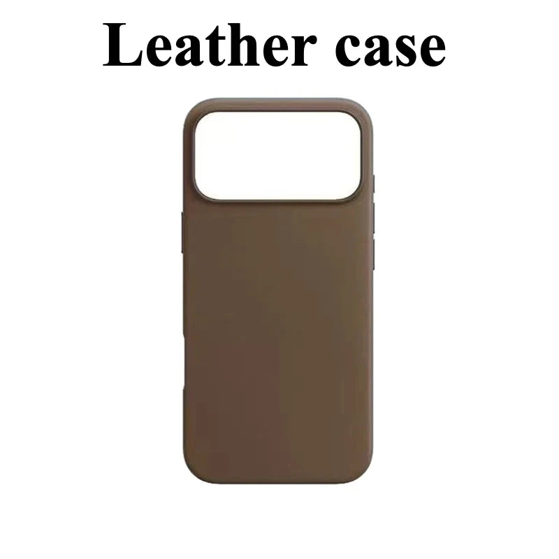 Funda de cuero para Apple Magsafe para IPhone 17 Pro Max 17 Air, 16 Pro Max con caja