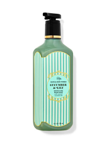 Bath y body works gentle gel hand soap Cucumber & lily 236 ml