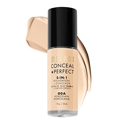 Milani Conceal + Perfect Foundation #00AA Ivory Ivoire