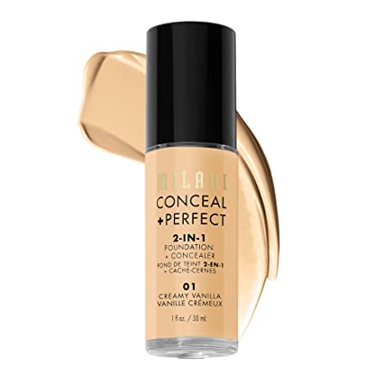 Milani Conceal + Perfect Foundation #01 Creamy Vanilla