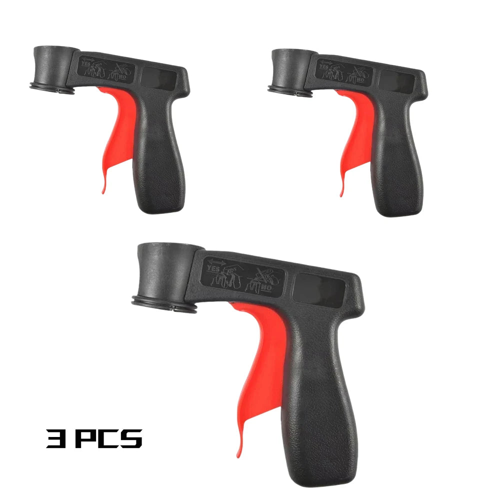 1 Pcs Plastic Portable Spray Paint Handle, Universal Reusable Car Color Changing Film Pasting Self Spraying Hand Spray Gun