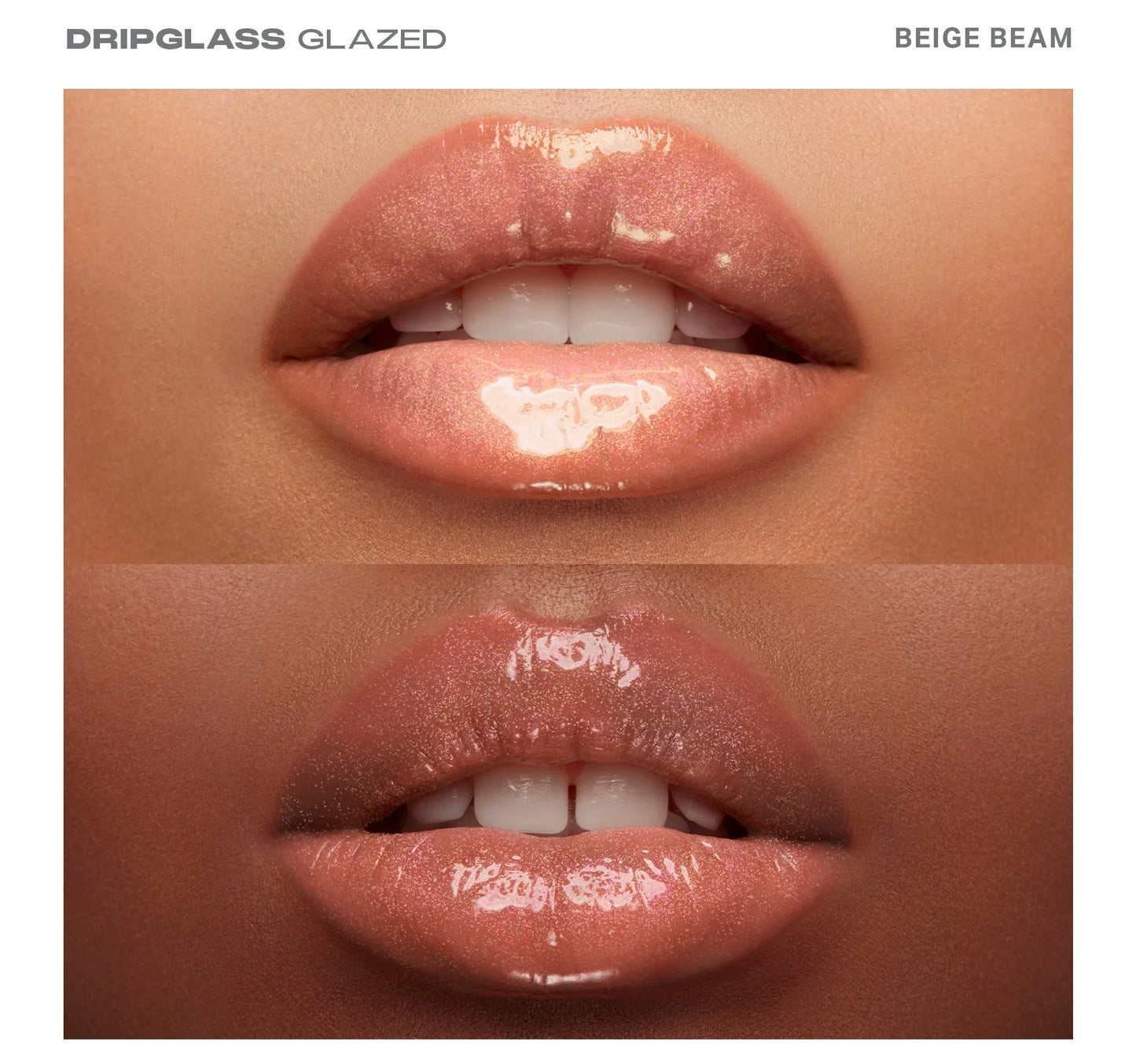 MORPHE Dripglass Glazed High Shine Lip Gloss -Beige Beam