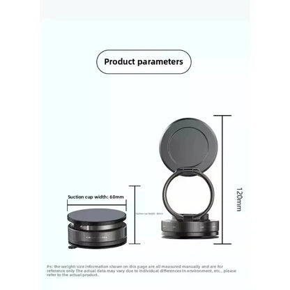 Soporte magnético para teléfono para coche, 360 °   Soporte magnético para automóvil giratorio, plegable y ajustable, compatible con iPhone y otros teléfonos