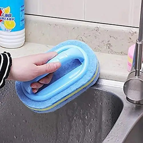 Cepillo de Limpieza Multiusos con Mango Ergonómico para Baño, Cocina y Fregado de Inodoros