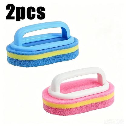 Cepillo de Limpieza Multiusos con Mango Ergonómico para Baño, Cocina y Fregado de Inodoros