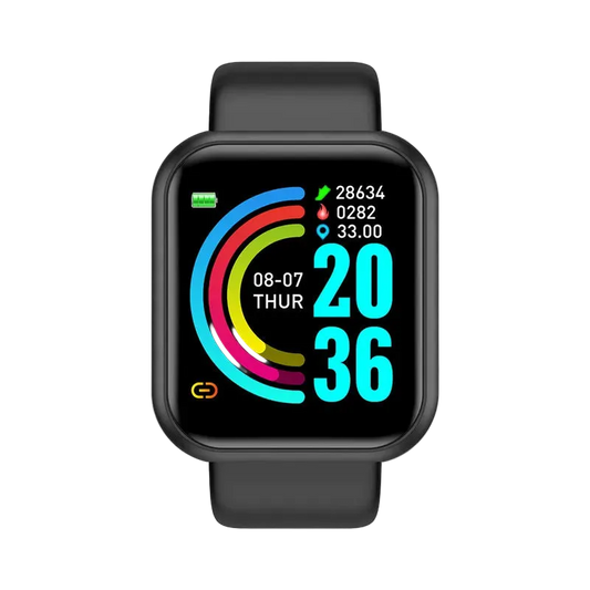 Reloj inteligente para hombres y mujeres, Control de música, Bluetooth, calorías, Monitor de Fitness, reloj inteligente, rastreador de carrera, pulsera deportiva para Android IOS