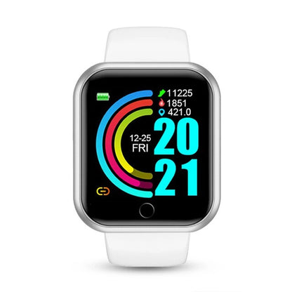 Reloj inteligente deportivo para hombre y mujer, pulsera con reproductor de Control de música conectado, Monitor de sueño y paso de Fitness, reloj despertador Y68 D20