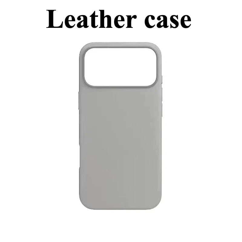 Funda de cuero para Apple Magsafe para IPhone 17 Pro Max 17 Air, 16 Pro Max con caja