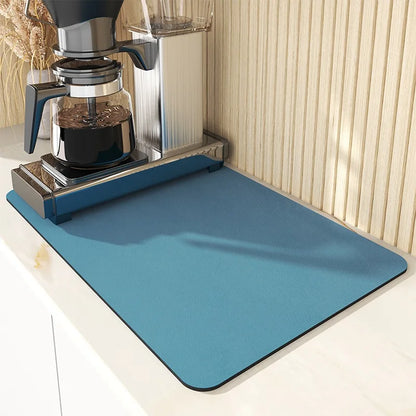 Tapete Absorbente Grande para Cocina, Antideslizante, para Secar Platos, de Secado Rápido, para Baño, para Vajilla