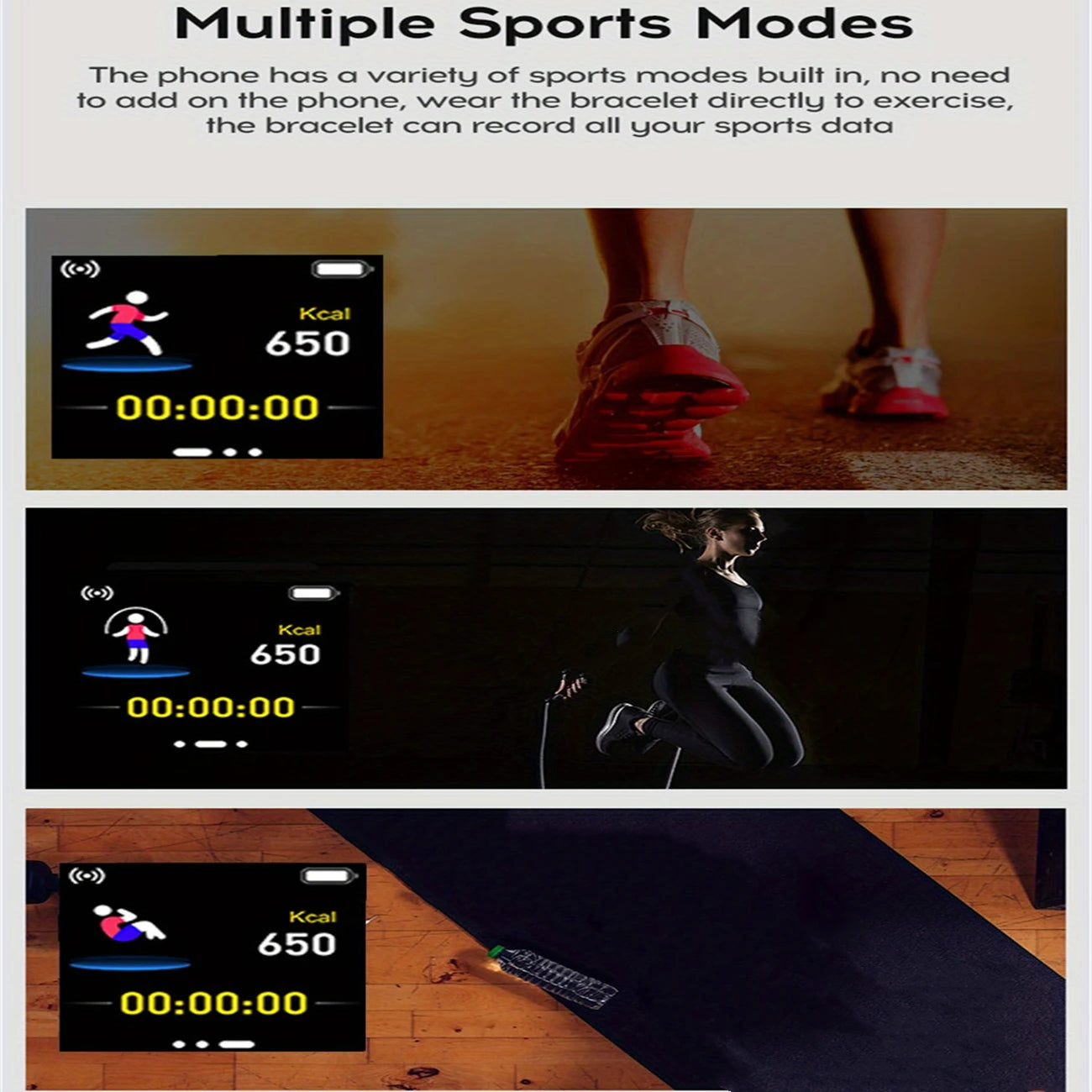 Reloj inteligente deportivo para hombre y mujer, pulsera con reproductor de Control de música conectado, Monitor de sueño y paso de Fitness, reloj despertador Y68 D20