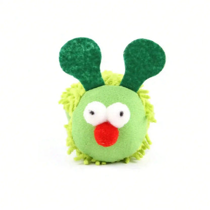 Juguetes para gatos: Juguete molar de oruga con hierba gatera, juguete interactivo de Silvervine para gatos, juguete para limpiar el hocico de gatitos, accesorios para mascotas