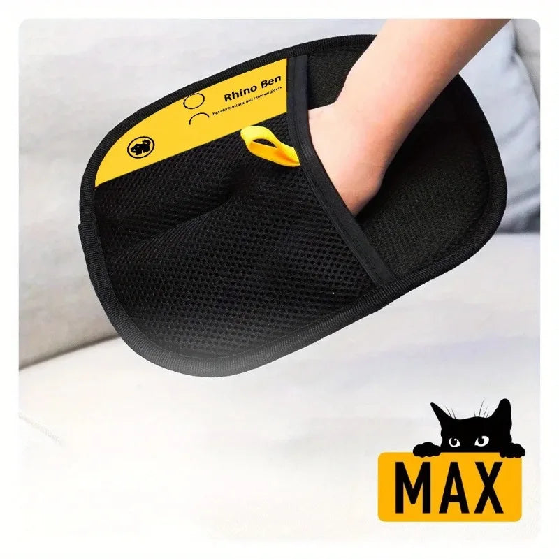 Guantes de 2 piezas para eliminar el pelo de mascotas – Cepillos de doble cara para gatos, guantes de aseo antidesprendimiento, herramientas para el cuidado del pelo