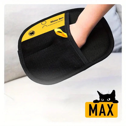 Guantes de 2 piezas para eliminar el pelo de mascotas – Cepillos de doble cara para gatos, guantes de aseo antidesprendimiento, herramientas para el cuidado del pelo