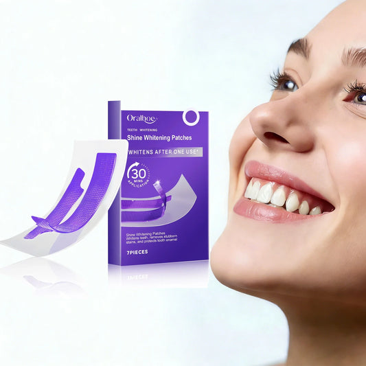Purple Teeth Whitening Strips, Whitens Teeth, Removes Plaque, Stain Cleaning, Oral Hygiene, Reduces Sensitivity, Whitening Dental Tools