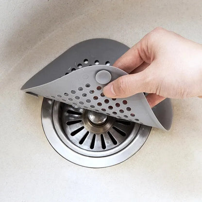 Filtro de silicona para desagües de fregadero, ducha y bañera, atrapapelos para fregadero de cocina, accesorios de baño