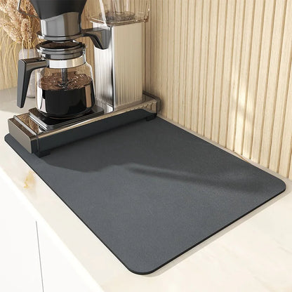 Tapete Absorbente Grande para Cocina, Antideslizante, para Secar Platos, de Secado Rápido, para Baño, para Vajilla