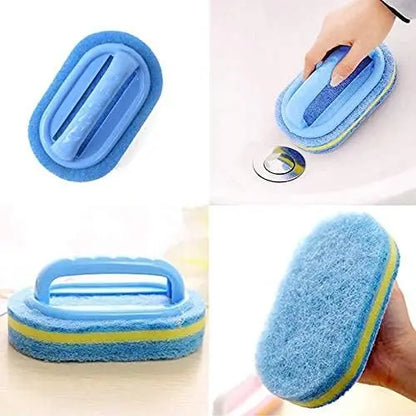 Cepillo de Limpieza Multiusos con Mango Ergonómico para Baño, Cocina y Fregado de Inodoros
